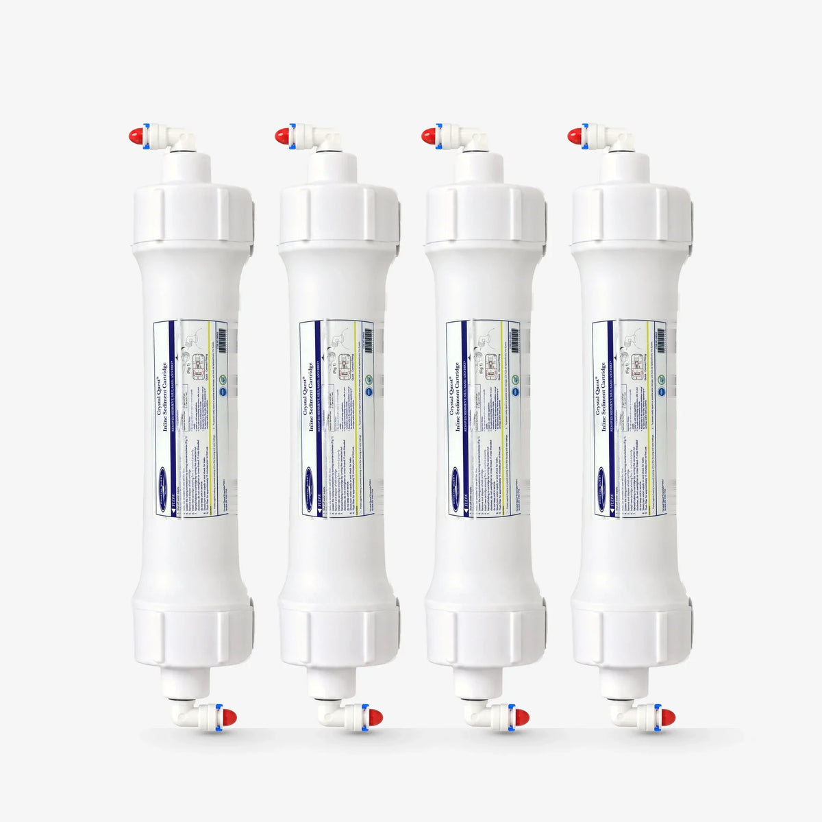 Crystal Quest Inline Sediment Filter Cartridge, 0.5 GPM