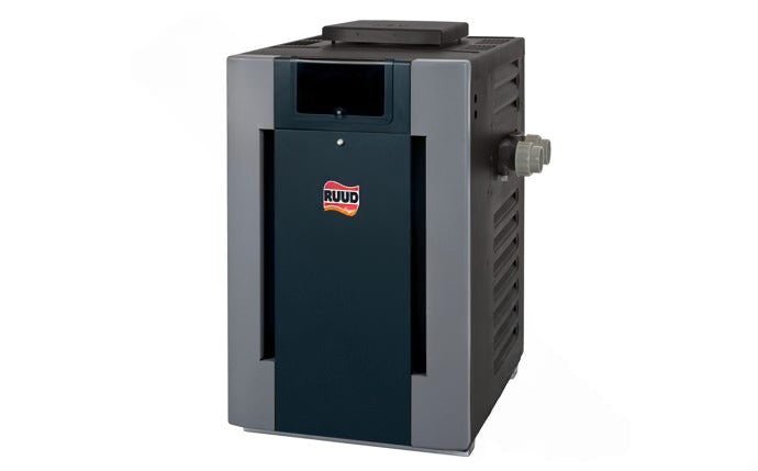 Ruud P-D336A Digital Polymer Pool/Spa Heater; 300K BTU, Natural Gas, #51 Burner, Cupro-Nickel Tubing 14996