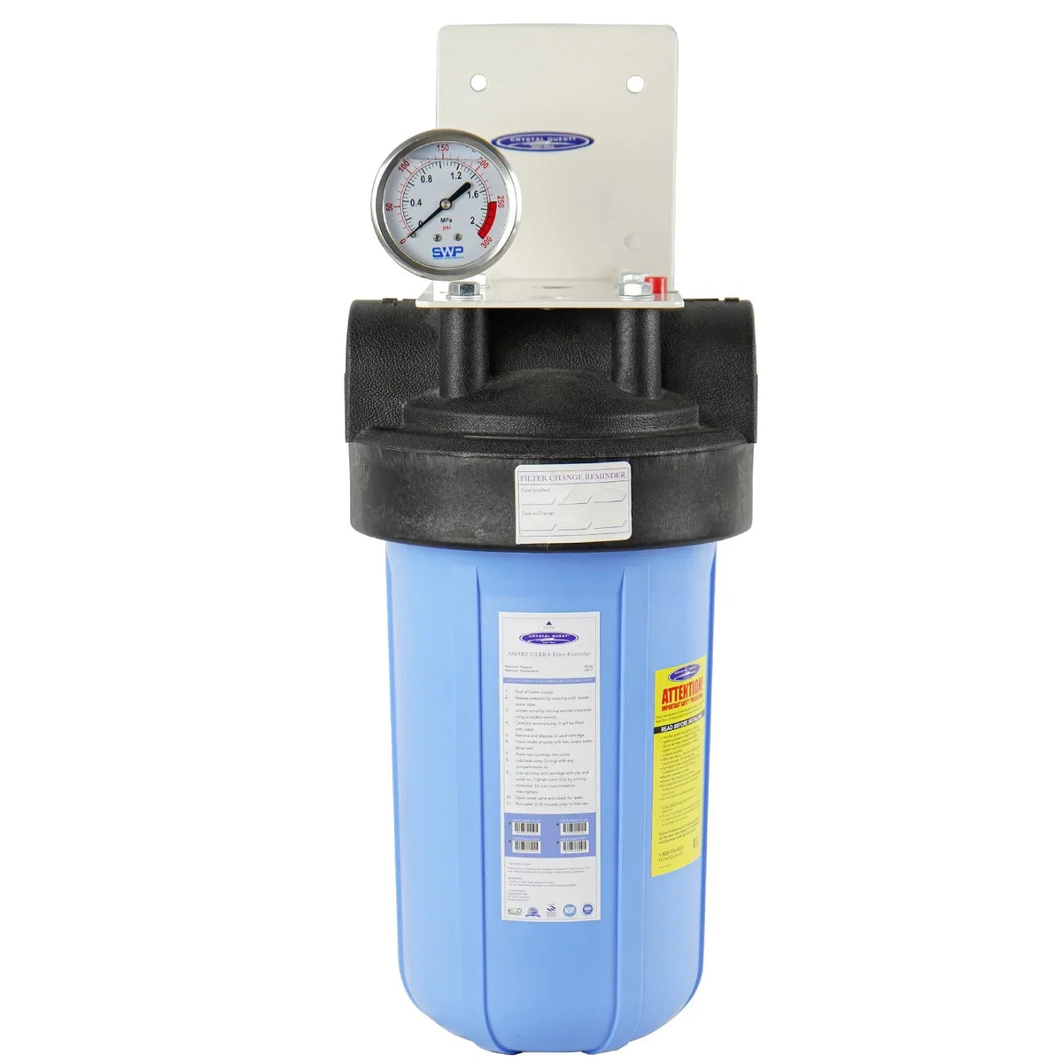 Crystal Quest SMART Series Compact Whole House Water Filter, 3-6 GPM