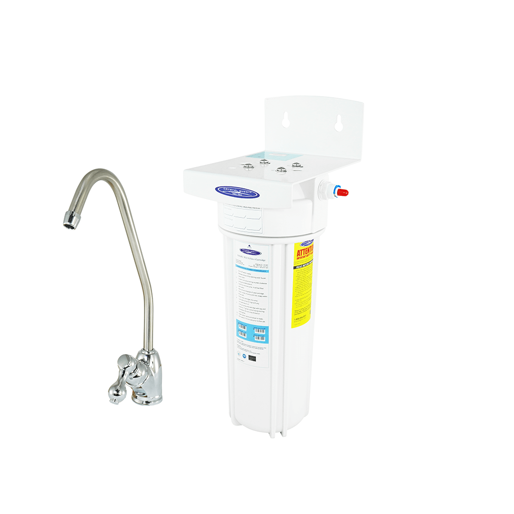 Crystal Quest Alkaline Under Sink Water Filter System, Single, Double or Triple