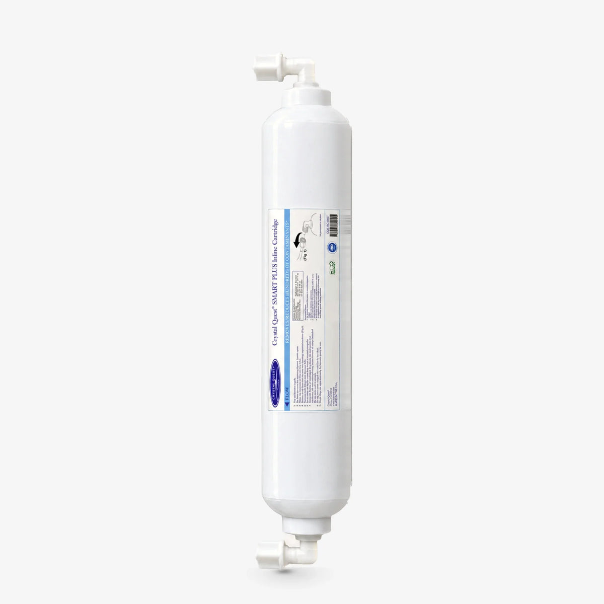 Crystal Quest SMART Inline Turbo Filter Cartridge for Countertop Bottleless Water Cooler