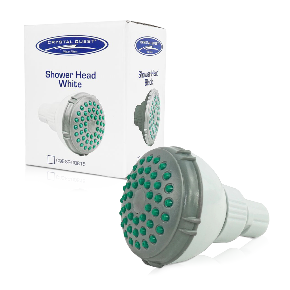 Crystal Quest Standard Shower Head, 3", 45 Jets, 2 GPM