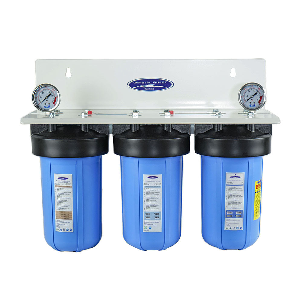Crystal Quest SMART Series Compact Whole House Water Filter, 3-6 GPM