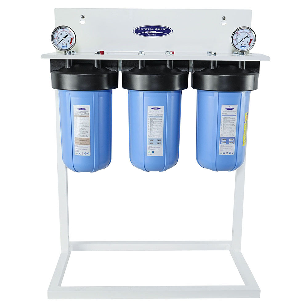 Crystal Quest SMART Series Compact Whole House Water Filter, 3-6 GPM