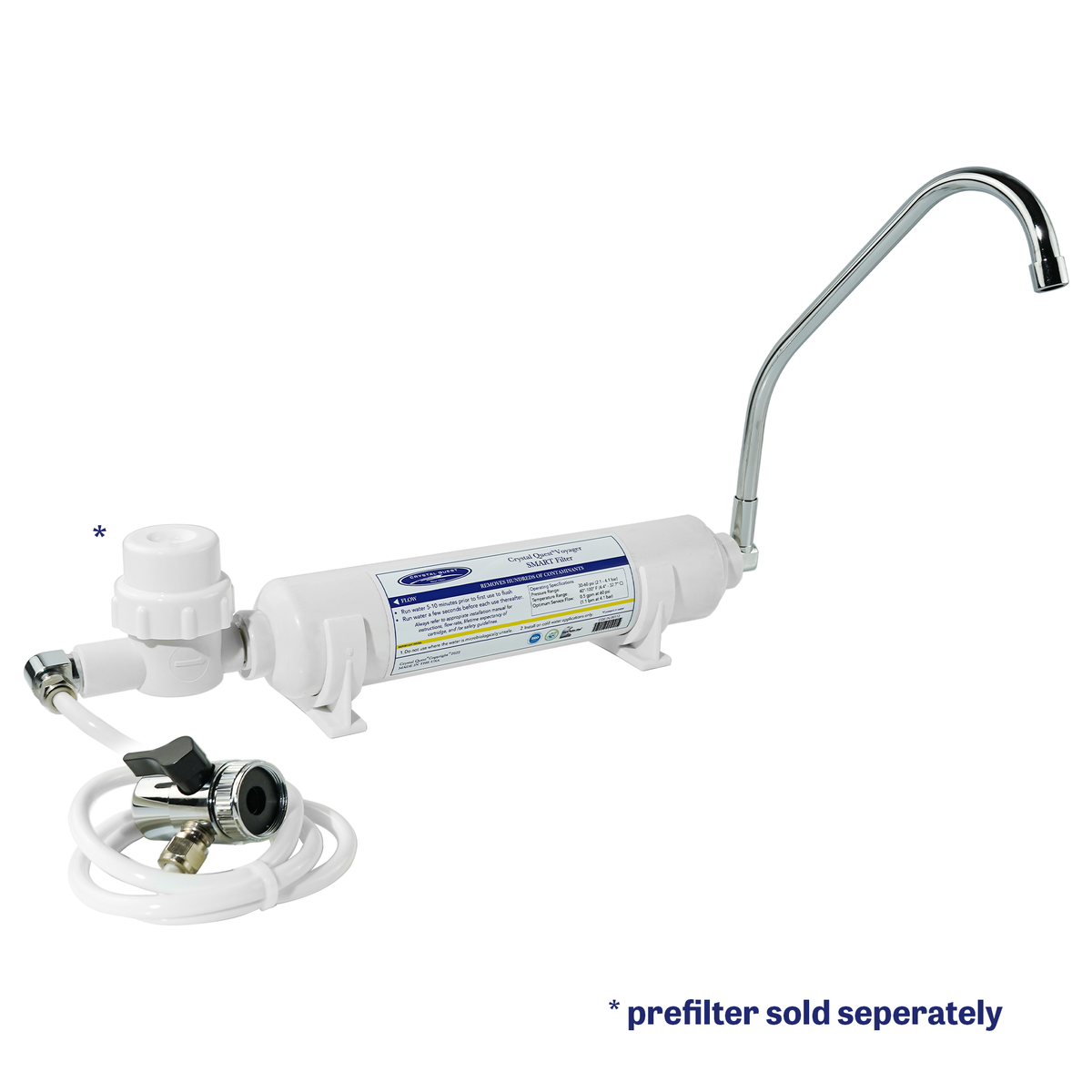 Crystal Quest Voyager Countertop Water Filtration System