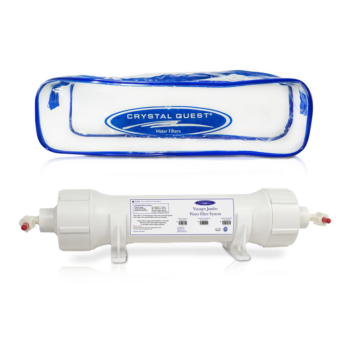 Crystal Quest Voyager Ultra Disposable Inline Water Filter, 6 Stage, 5,000 Gallon (CQE-IN-00300)