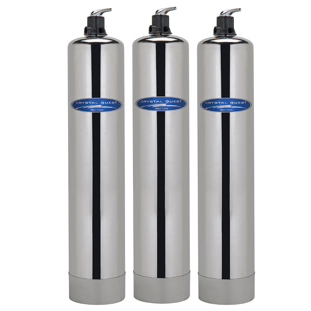 Crystal Quest SMART High Flow Whole House/Commercial Water Filter, 3+ Bathrooms