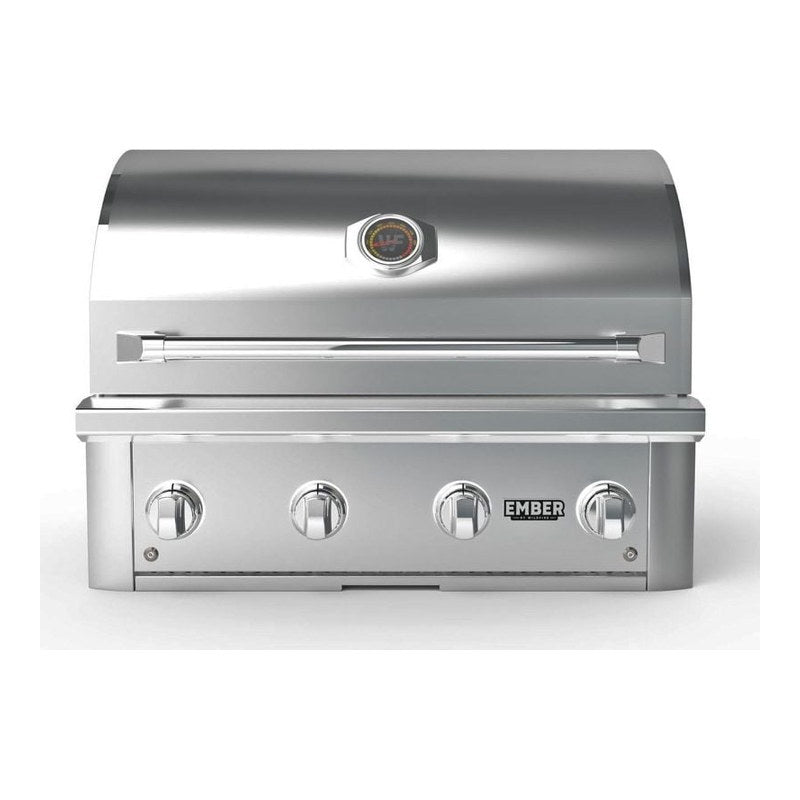 Wildfire Ember 32-Inch 3 Burner 304 Stainless Steel Gas Grill with Briquette System & Infrared Sear Burner
