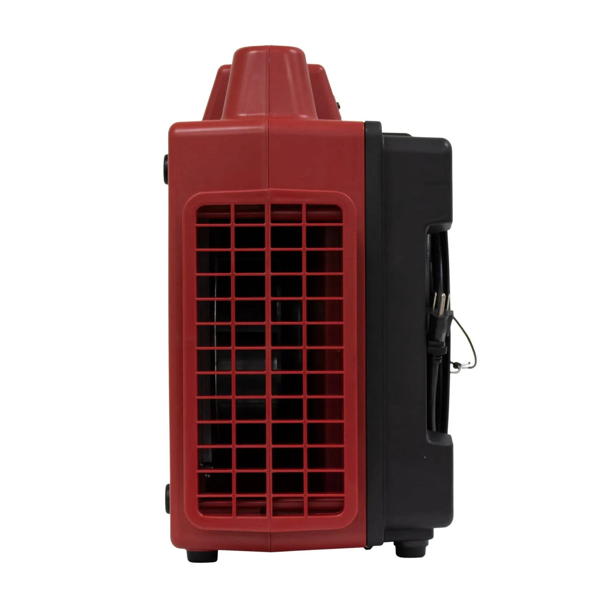 XPOWER mini HEPA air scrubber X-2480A - red left side