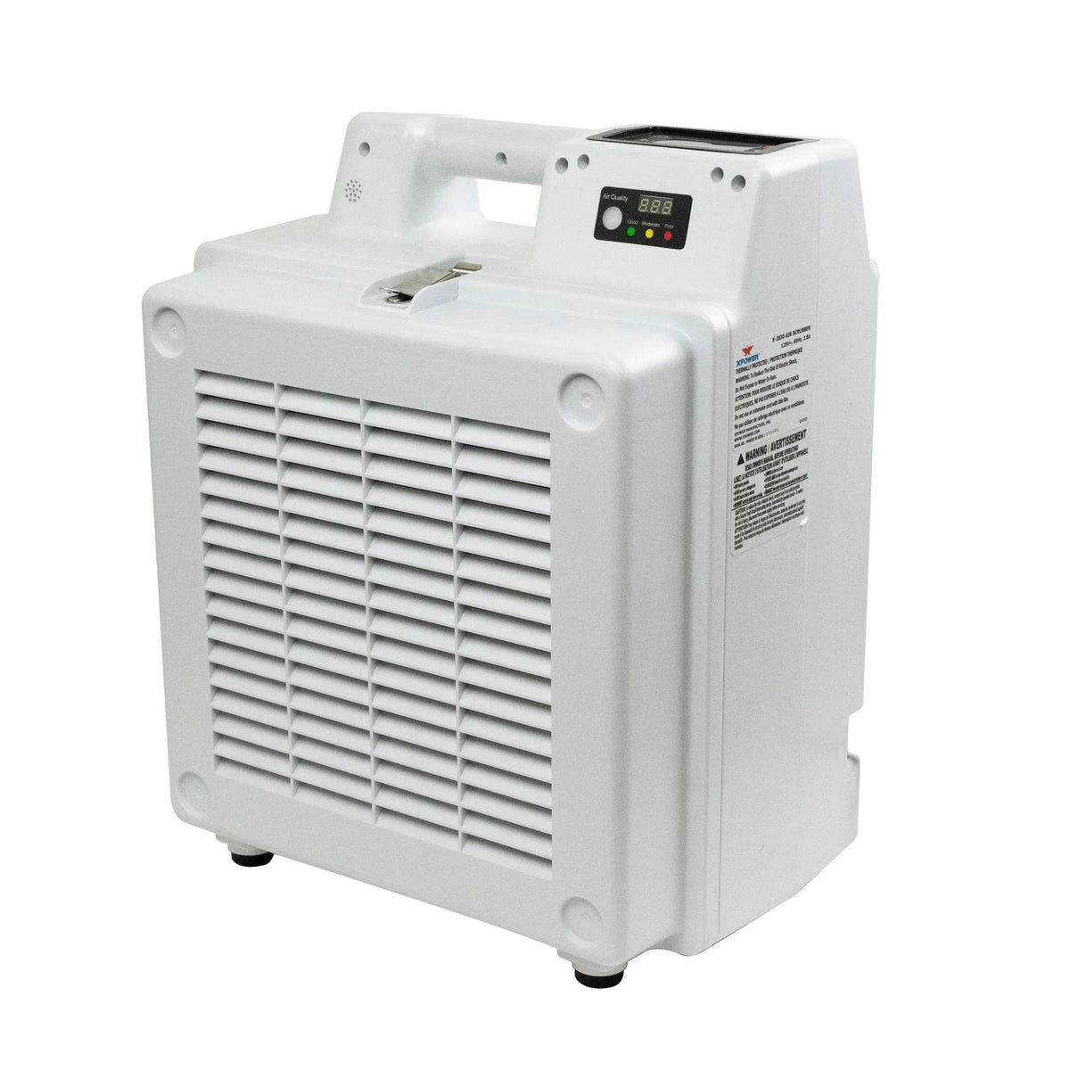 XPOWER HEPA air scrubber X-2800 - right angle