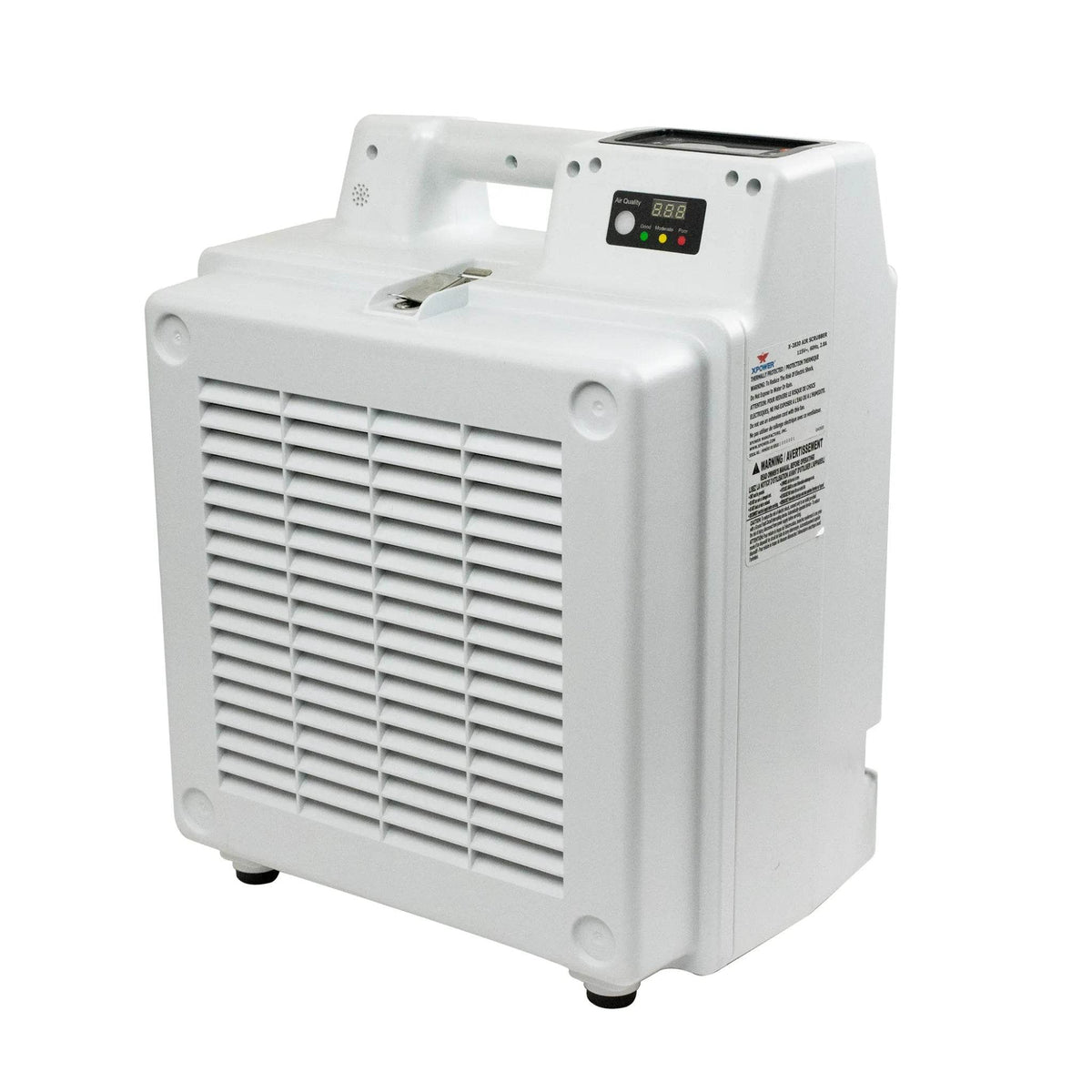 XPOWER HEPA air scrubber X-2830 - right angle