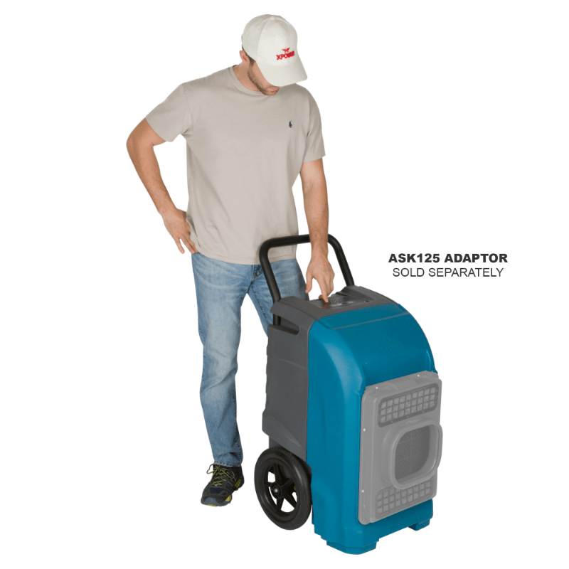 XPOWER commercial dehumidifier XD-125 - on a job site