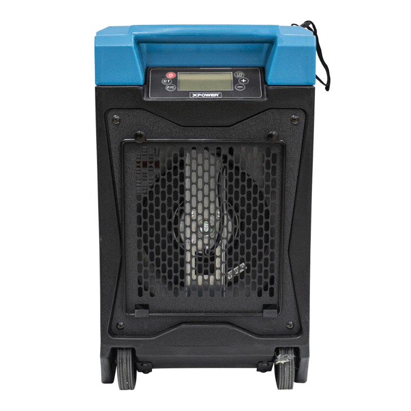 XPOWER LGR commercial dehumidifier XD-85L2 - blue, front view
