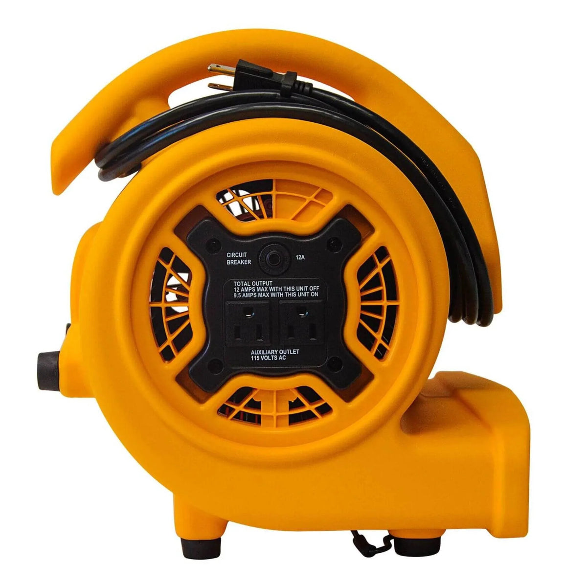 XPOWER compact air mover P-130A - left side view