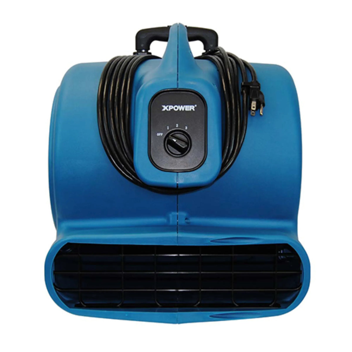 XPOWER 1 HP air mover with handle P-830H - front view