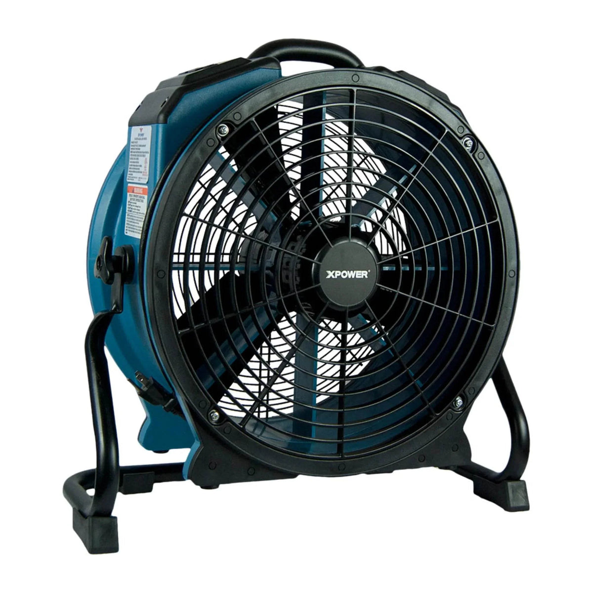 XPOWER sealed motor axial fan air mover X-47ATR - left view