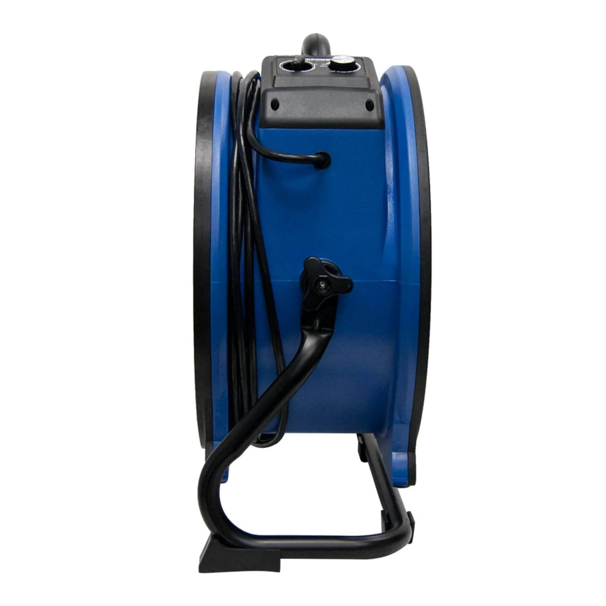 XPOWER high-temp axial fan air mover X-48ATR - right view