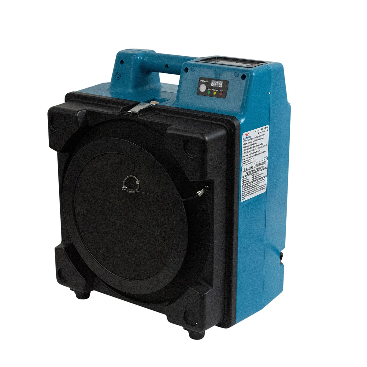 XPOWER HEPA air scrubber X-2700 - right back angle