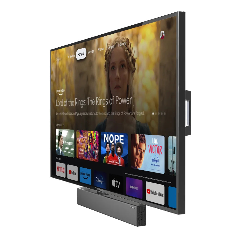 Skyworth 65" Clarus Outdoor S1 Full Sun Series Mini-LED 4K UHD Google TV HDR10 Dolby Vision Built-in Soundbar