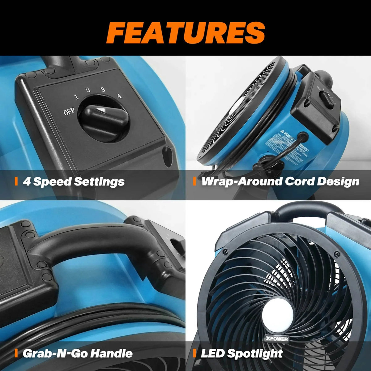 XPOWER axial air mover P-21L - product image 6
