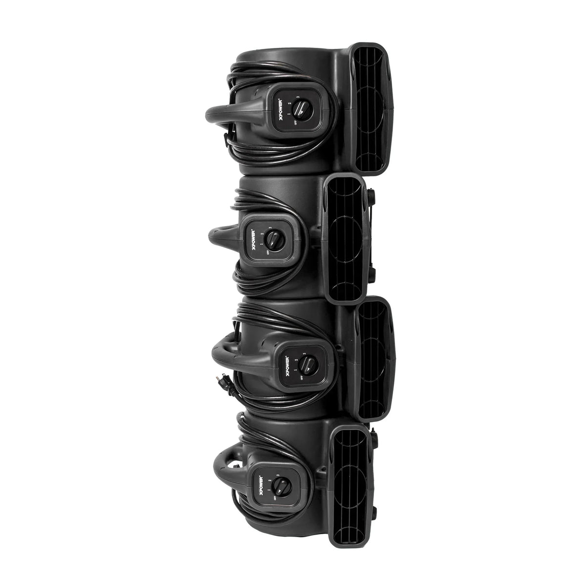 XPOWER Mighty mini air mover P-80 - stacked units