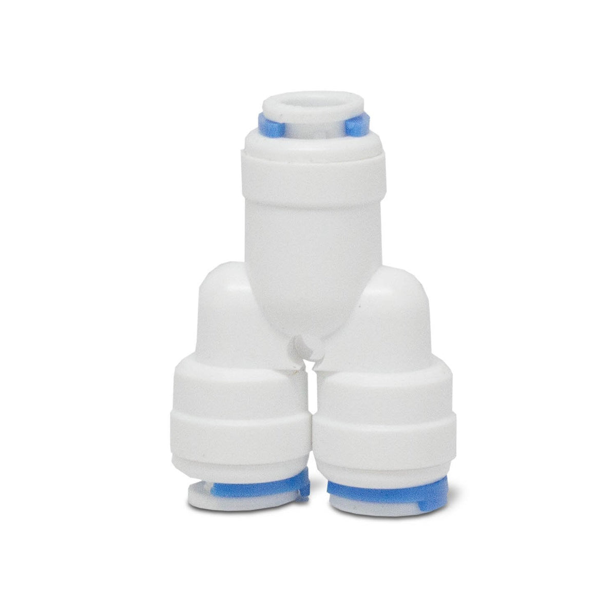 Crystal Quest 1/4" Quick Connect Y Fitting, Water Line Splitter (CQE-PT-03127)