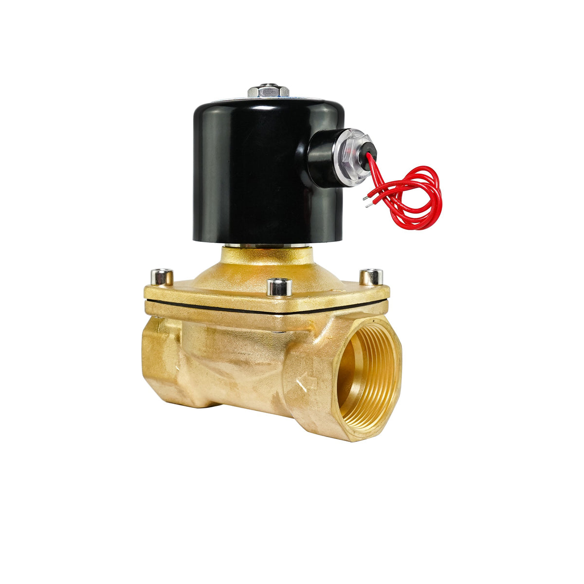 Crystal Quest Solenoid Valve, Normally Closed, 110V or 220V AC
