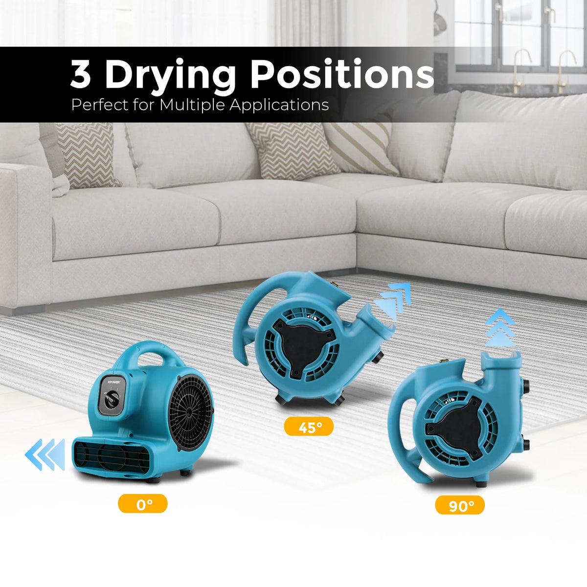 XPOWER Mighty mini air mover P-80 - product image 11