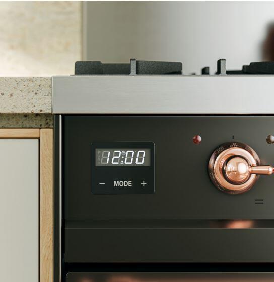 ILVE Nostalgie II 48-Inch Dual Fuel Freestanding Range in Antique White with Burnished Bronze Trim (UP48FNMPAWBLP)