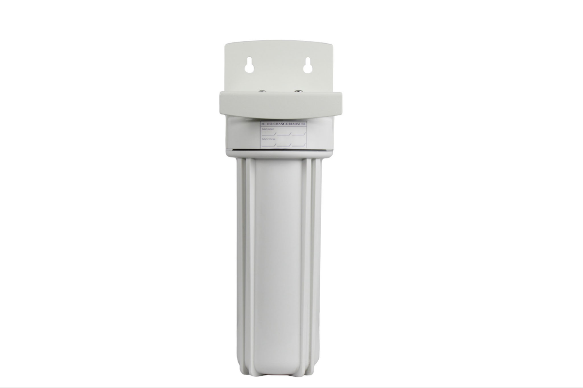 Crystal Quest White Poly Sump and Cap Assembly, 2.5" x 10"