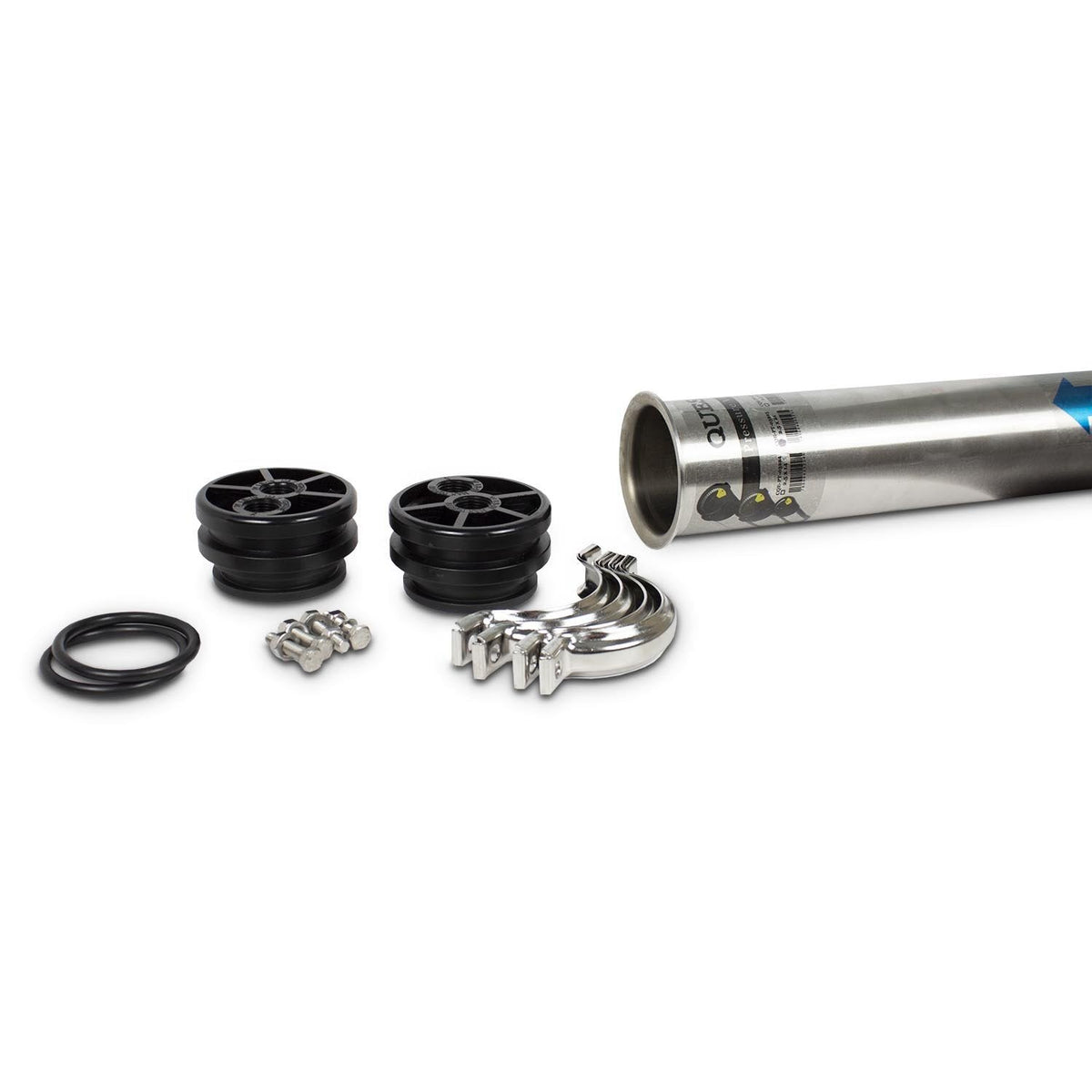 Crystal Quest RO Membrane Housing, 2.5" x 21", With Cap, O-Rings and Lock (CQE-PT-03292)