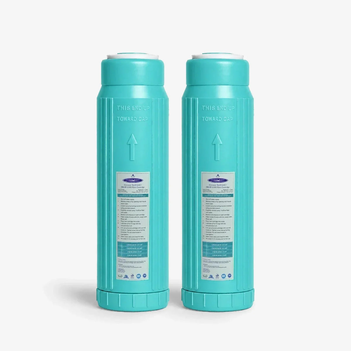 Crystal Quest GAC Filter Cartridge, Coconut Shell Granular Activated Carbon