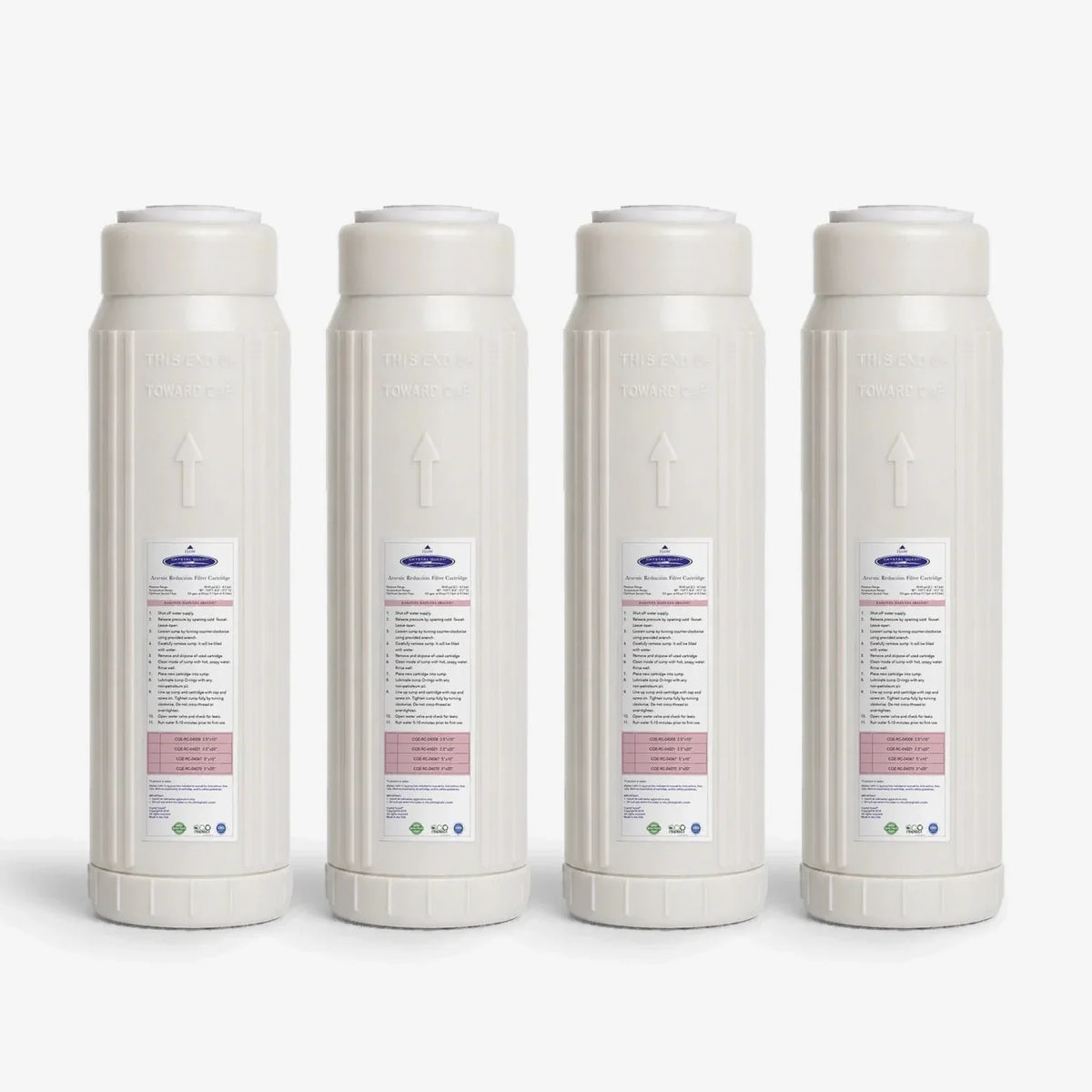 Crystal Quest Arsenic Removal Replacement Filter Cartridge, 0.5 to 6 GPM