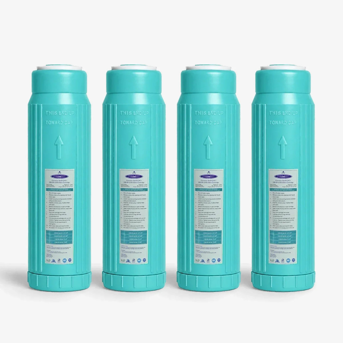 Crystal Quest GAC Filter Cartridge, Coconut Shell Granular Activated Carbon