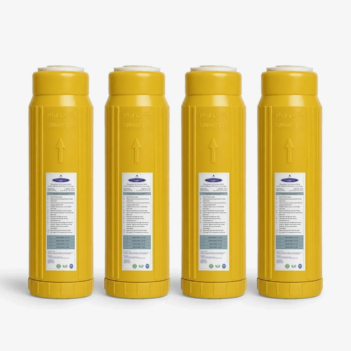 Crystal Quest Phosphate & Coconut Shell GAC Replacement Filter Cartridge, Scale Inhibitor