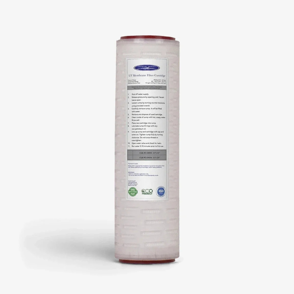 Crystal Quest Ultrafiltration (UF) Replacement Water Filter Membrane, 0.1 Micron