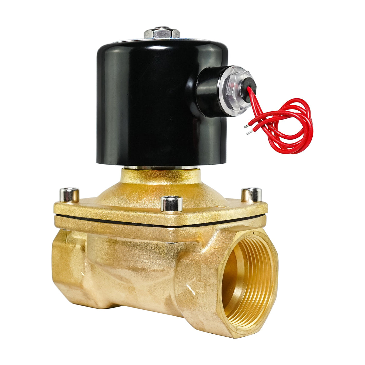 Crystal Quest Solenoid Valve, Normally Closed, 110V or 220V AC