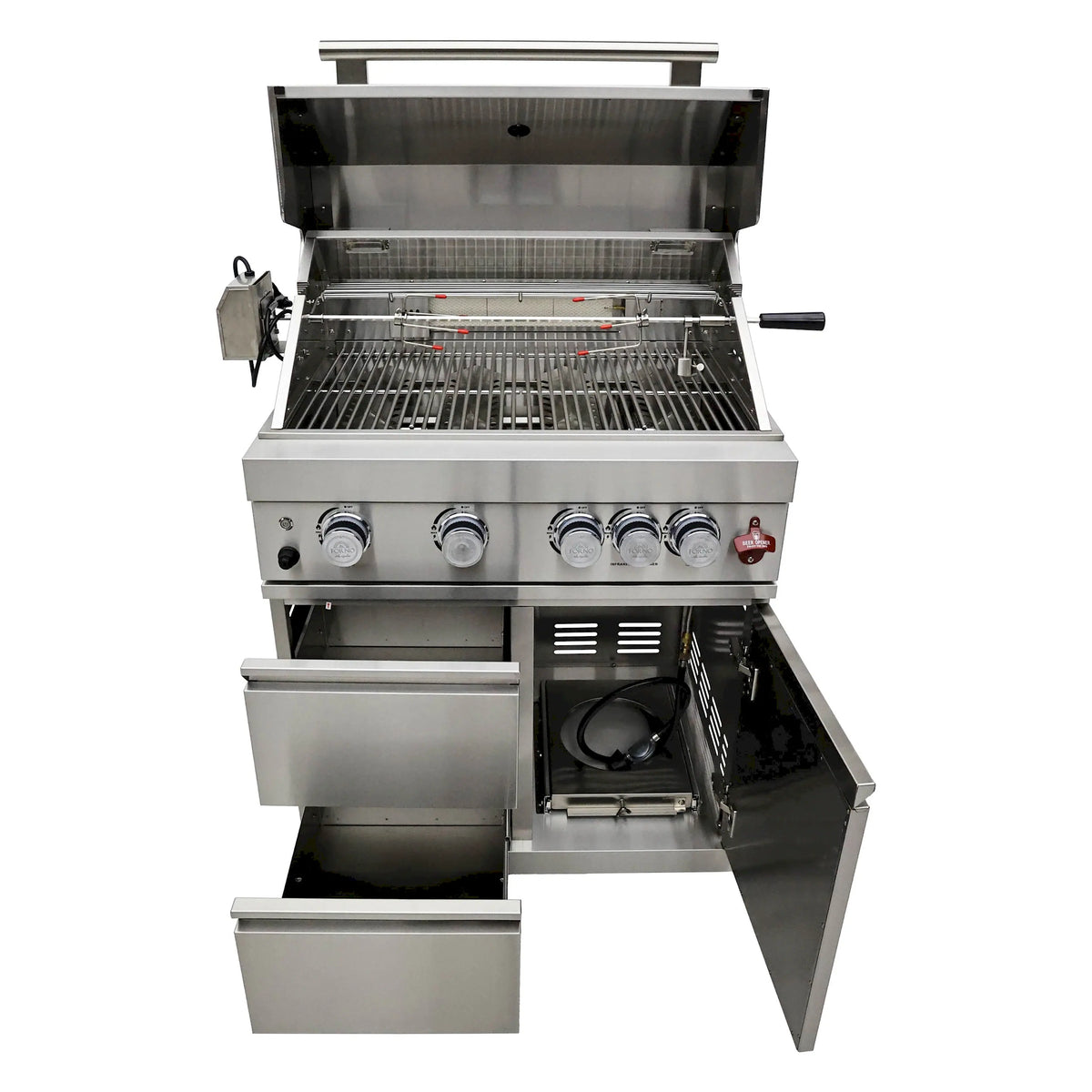 Forno Bulnes outdoor kitchen FODKT2506BLK - 2nd open