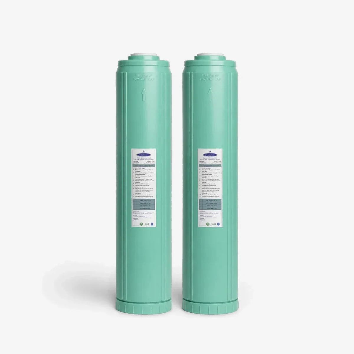 Crystal Quest Calcite & Coconut Shell GAC Replacement Filter Cartridge, 0.5 to 6 GPM