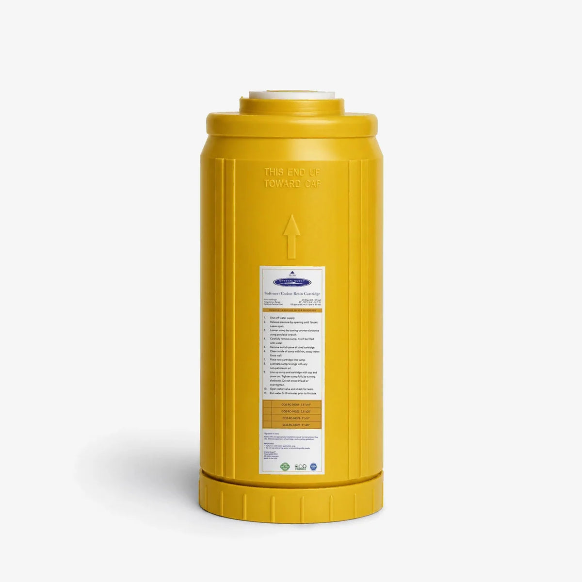Crystal Quest Cation Resin Water Softening Filter Cartridge