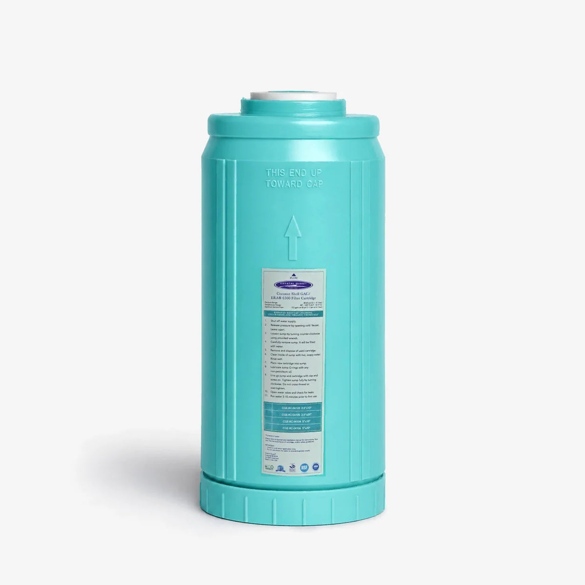 Crystal Quest GAC Filter Cartridge, Coconut Shell Granular Activated Carbon
