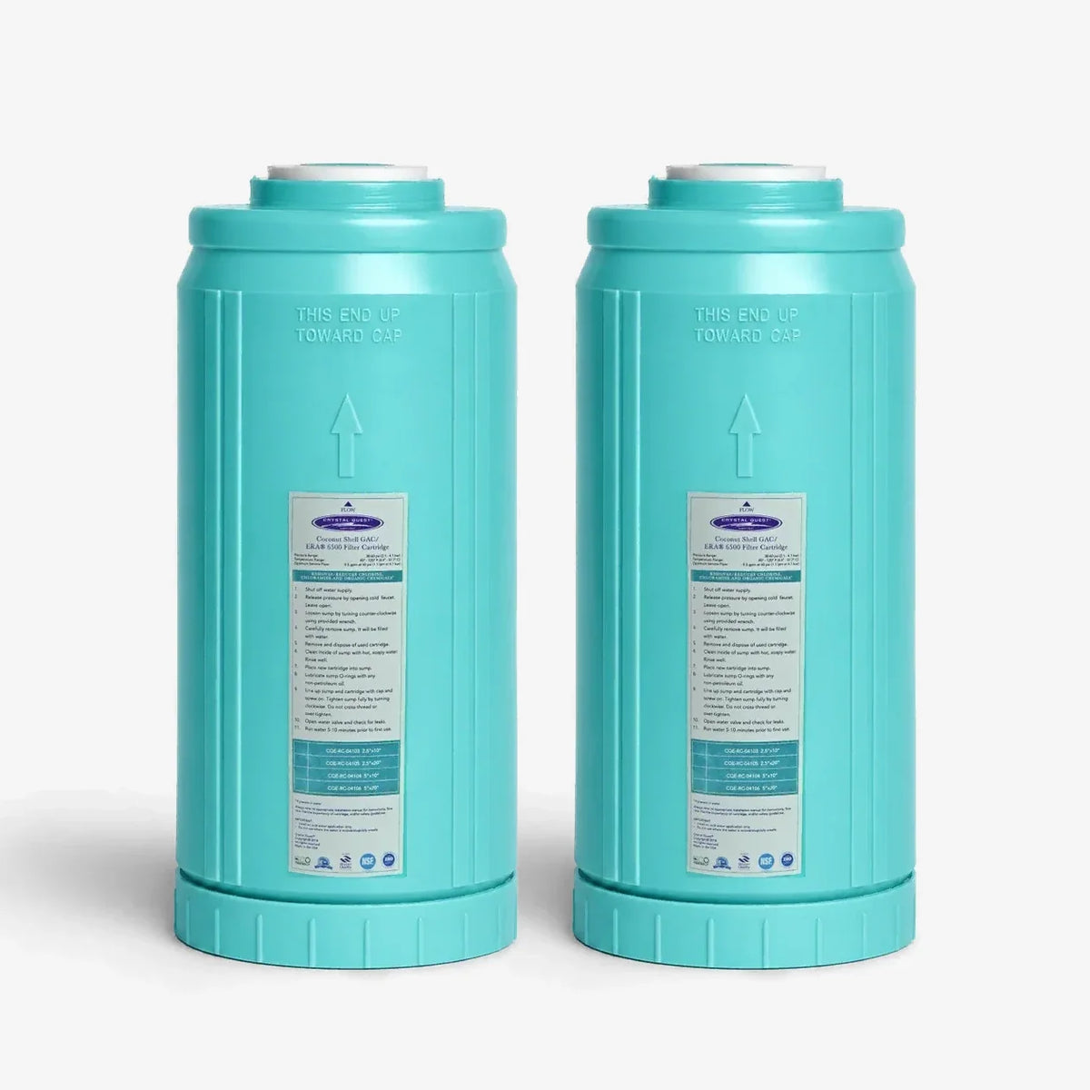 Crystal Quest GAC Filter Cartridge, Coconut Shell Granular Activated Carbon