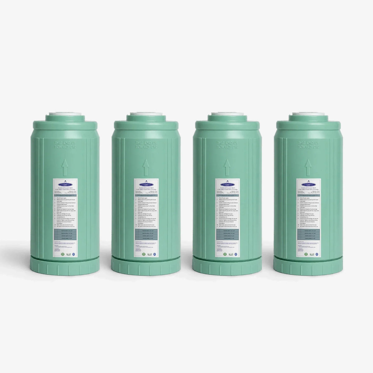 Crystal Quest Calcite & Coconut Shell GAC Replacement Filter Cartridge, 0.5 to 6 GPM