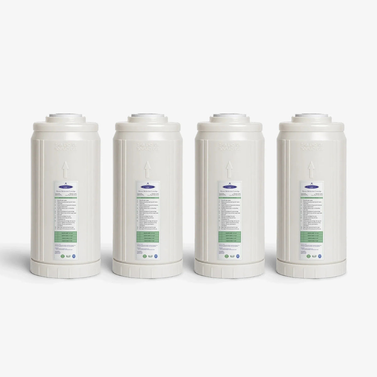 Crystal Quest Nitrate Removal Replacement Filter Cartridge, Nitrate-Selective Resin, 0.5 to 6 GPM
