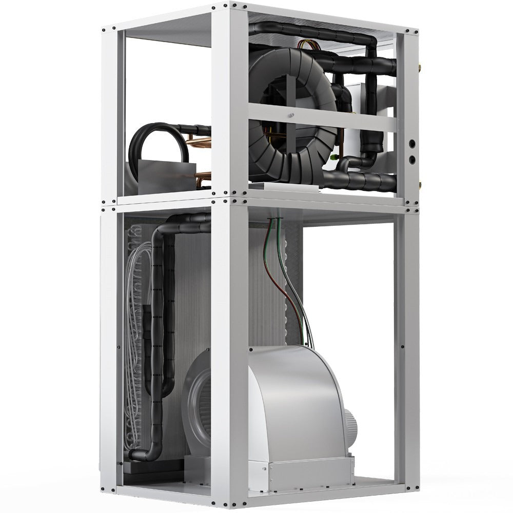 MRCOOL GeoCool 48K BTU, 4 Ton, Downflow Two-Stage CuNi Coil Left w/heater (GCHPD048TGTANDL)