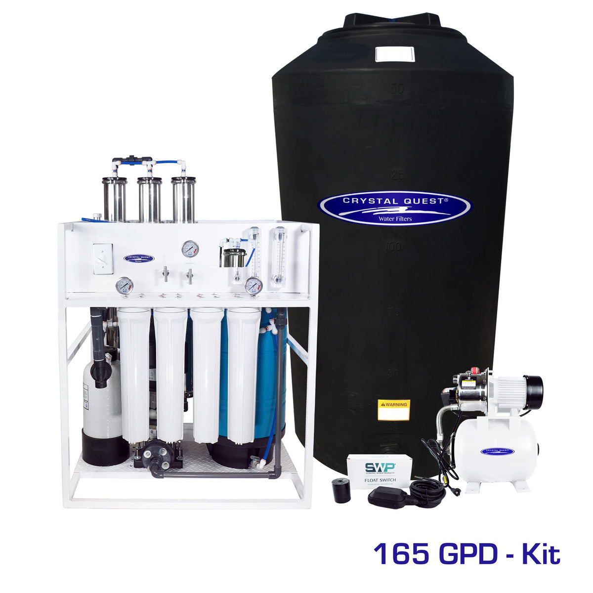 Crystal Quest Medical Mid-Flow Reverse Osmosis System, 500–7000 GPD