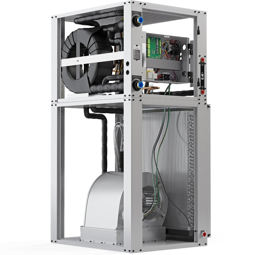 MRCOOL GeoCool 60K BTU, 5 Ton, Downflow Two-Stage CuNi Coil Left w/Heater (GCHPD060TGTANDL)
