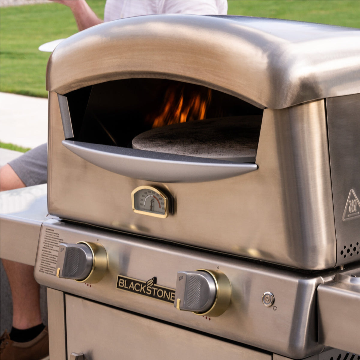 Blackstone Select Propane Pizza Oven with Cabinet, 16" Rotating Stone