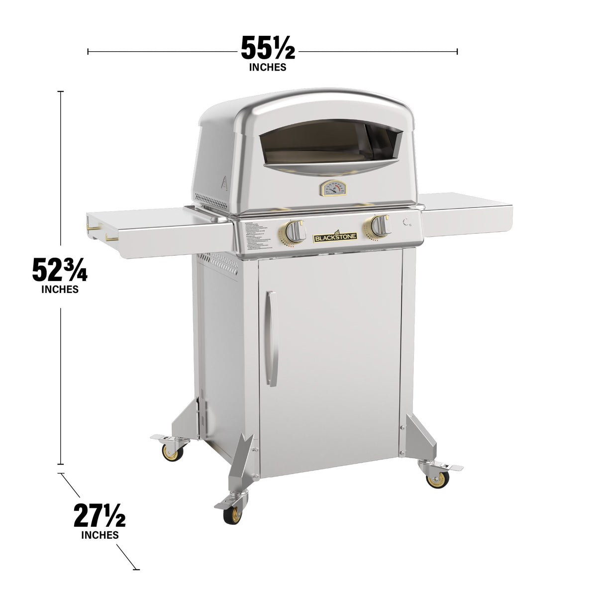 Blackstone Select Propane Pizza Oven with Cabinet, 16" Rotating Stone