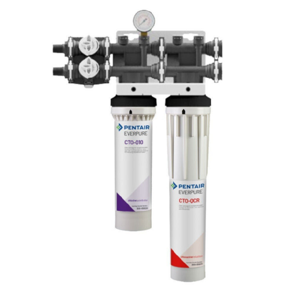 Everpure QTI+ CR QT1+CR Water Filter System Single (1) CTO-Q10 Activated Carbon Cartridge